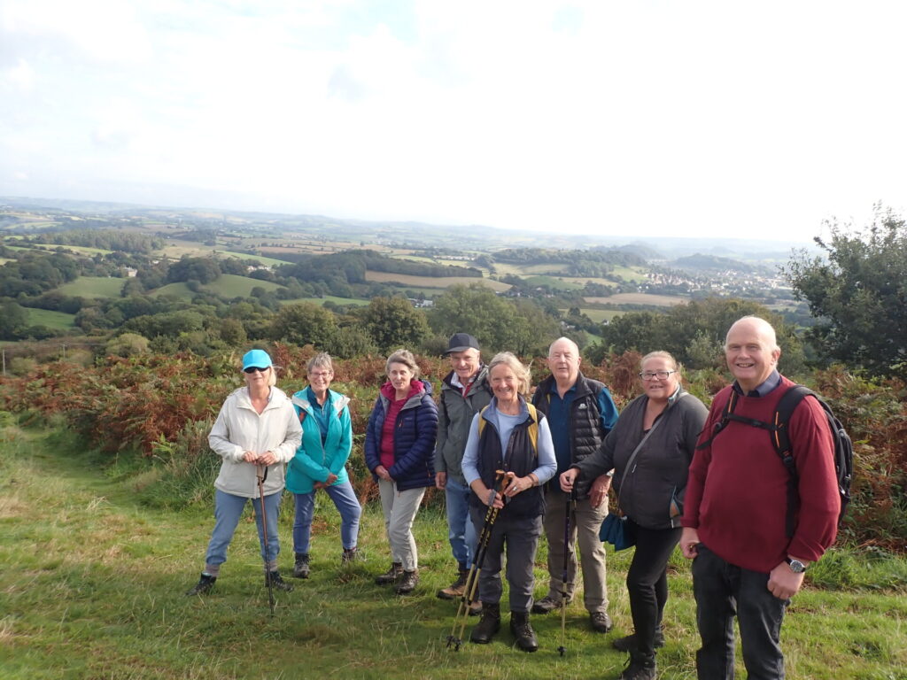 walking on Eype Down