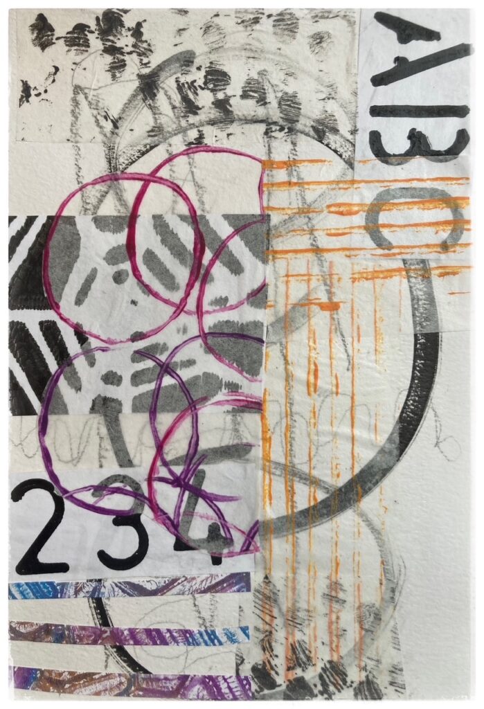 Lesley McAuley Transparency acrylic on paper